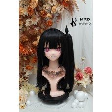 (NFD0107)Customize Handmade Crossdress Full Head Female/Girl Resin Japanese Cartoon Character Animego Cosplay Kigurumi Mask