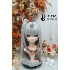 (NFD0109)Customize Handmade Crossdress Full Head Female/Girl Resin Japanese Cartoon Character Animego Cosplay Kigurumi Mask