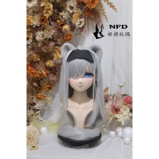 (NFD0113)Customize Handmade Crossdress Full Head Female/Girl Resin Japanese Cartoon Character Animego Cosplay Kigurumi Mask