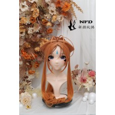 (NFD0114)Customize Handmade Crossdress Full Head Female/Girl Resin Japanese Cartoon Character Animego Cosplay Kigurumi Mask