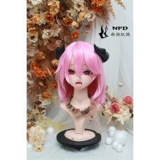 (NFD0139)Customize Handmade Crossdress Full Head Female/Girl Resin Japanese Cartoon Character Animego Cosplay Kigurumi Mask