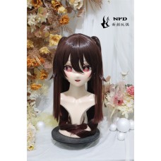 (NFD0143)Customize Handmade Crossdress Full Head Female/Girl Resin Japanese Cartoon Character Animego Cosplay Kigurumi Mask