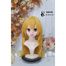 (NFD0172)Customize Handmade Crossdress Full Head Female/Girl Resin Japanese Cartoon Character Animego Cosplay Kigurumi Mask