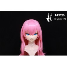 (NFD0182)Customize Handmade Crossdress Full Head Female/Girl Resin Japanese Cartoon Character Animego Cosplay Kigurumi Mask