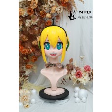 (NFD0193)Customize Handmade Crossdress Full Head Female/Girl Resin Japanese Cartoon Character Animego Cosplay Kigurumi Mask