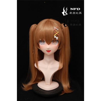 (NFD0199)Customize Handmade Crossdress Full Head Female/Girl Resin Japanese Cartoon Character Animego Cosplay Kigurumi Mask