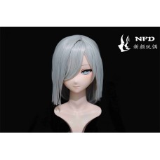 (NFD069)Customize Handmade Crossdress Full Head Female/Girl Resin Japanese Cartoon Character Animego Cosplay Kigurumi Mask