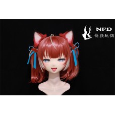 (NFD070)Customize Handmade Crossdress Full Head Female/Girl Resin Japanese Cartoon Character Animego Cosplay Kigurumi Mask