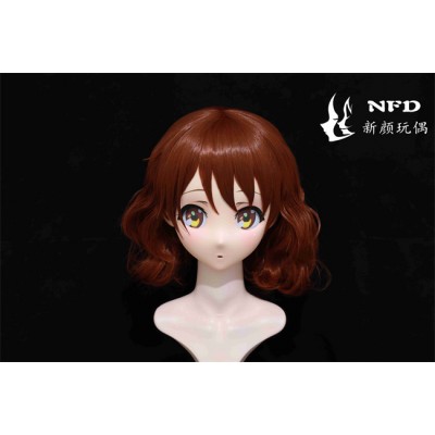 (NFD073)Customize Handmade Crossdress Full Head Female/Girl Resin Japanese Cartoon Character Animego Cosplay Kigurumi Mask