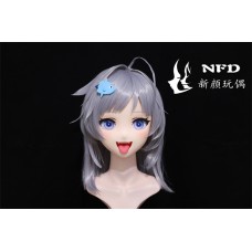 (NFD076)Customize Handmade Crossdress Full Head Female/Girl Resin Japanese Cartoon Character Animego Cosplay Kigurumi Mask