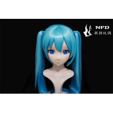 (NFD081)Customize Handmade Crossdress Full Head Female/Girl Resin Japanese Cartoon Character Animego Cosplay Kigurumi Mask