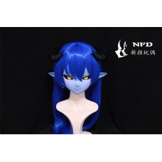 (NFD086)Customize Handmade Crossdress Full Head Female/Girl Resin Japanese Cartoon Character Animego Cosplay Kigurumi Mask