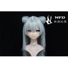 (NFD089)Customize Handmade Crossdress Full Head Female/Girl Resin Japanese Cartoon Character Animego Cosplay Kigurumi Mask