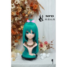 (NFD094)Customize Handmade Crossdress Full Head Female/Girl Resin Japanese Cartoon Character Animego Cosplay Kigurumi Mask