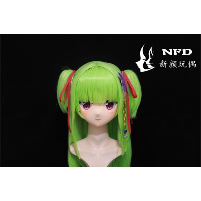 (NFD095)Customize Handmade Crossdress Full Head Female/Girl Resin Japanese Cartoon Character Animego Cosplay Kigurumi Mask