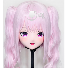 (AL100)Customize Character! Female/Girl Resin Full/Half Head With Lock Anime Cosplay Japanese Animego Kigurumi Mask