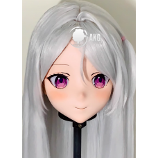 (AL101)Customize Character! Female/Girl Resin Full/Half Head With Lock Anime Cosplay Japanese Animego Kigurumi Mask