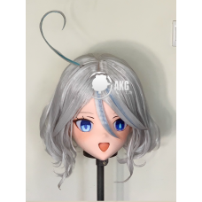 (AL104)Customize Character! Female/Girl Resin Full/Half Head With Lock Anime Cosplay Japanese Animego Kigurumi Mask