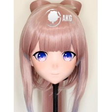 (AL108)Customize Character! Female/Girl Resin Full/Half Head With Lock Anime Cosplay Japanese Animego Kigurumi Mask