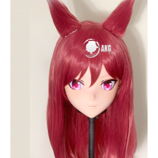 (AL110)Customize Character! Female/Girl Resin Full/Half Head With Lock Anime Cosplay Japanese Animego Kigurumi Mask