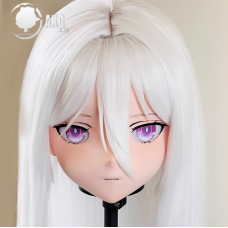 (AL114)Customize Character! Female/Girl Resin Full/Half Head With Lock Anime Cosplay Japanese Animego Kigurumi Mask