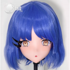 (AL120)Customize Character! Female/Girl Resin Full/Half Head With Lock Anime Cosplay Japanese Animego Kigurumi Mask