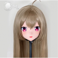 (AL121)Customize Character! Female/Girl Resin Full/Half Head With Lock Anime Cosplay Japanese Animego Kigurumi Mask