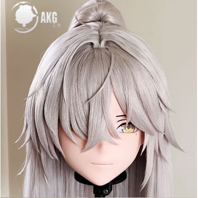 (AL125)Customize Character! Female/Girl Resin Full/Half Head With Lock Anime Cosplay Japanese Animego Kigurumi Mask
