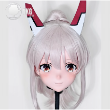 (AL126)Customize Character! Female/Girl Resin Full/Half Head With Lock Anime Cosplay Japanese Animego Kigurumi Mask