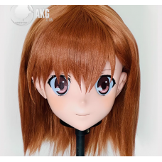 (AL131)Customize Character! Female/Girl Resin Full/Half Head With Lock Anime Cosplay Japanese Animego Kigurumi Mask