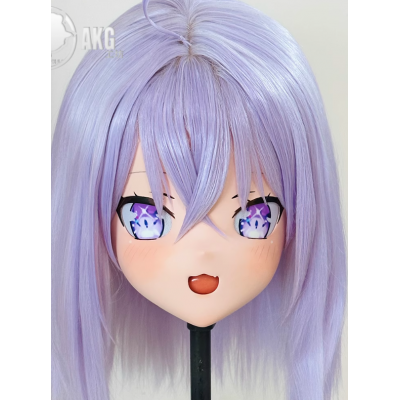 (AL134)Customize Character! Female/Girl Resin Full/Half Head With Lock Anime Cosplay Japanese Animego Kigurumi Mask