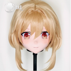 (AL136)Customize Character! Female/Girl Resin Full/Half Head With Lock Anime Cosplay Japanese Animego Kigurumi Mask