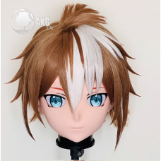 (AL138)Customize Character! Female/Girl Resin Full/Half Head With Lock Anime Cosplay Japanese Animego Kigurumi Mask