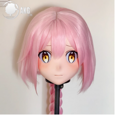 (AL141)Customize Character! Female/Girl Resin Full/Half Head With Lock Anime Cosplay Japanese Animego Kigurumi Mask