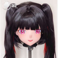(AL144)Customize Character! Female/Girl Resin Full/Half Head With Lock Anime Cosplay Japanese Animego Kigurumi Mask