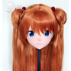 (AL145)Customize Character! Female/Girl Resin Full/Half Head With Lock Anime Cosplay Japanese Animego Kigurumi Mask