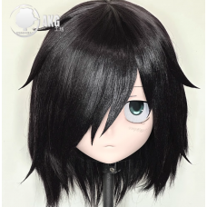 (AL147)Customize Character! Female/Girl Resin Full/Half Head With Lock Anime Cosplay Japanese Animego Kigurumi Mask