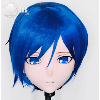 (AL148)Customize Character! Female/Girl Resin Full/Half Head With Lock Anime Cosplay Japanese Animego Kigurumi Mask