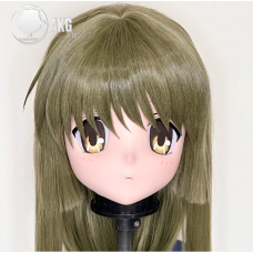 (AL149)Customize Character! Female/Girl Resin Full/Half Head With Lock Anime Cosplay Japanese Animego Kigurumi Mask