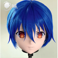 (AL151)Customize Character! Female/Girl Resin Full/Half Head With Lock Anime Cosplay Japanese Animego Kigurumi Mask