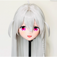 (AL153)Customize Character! Female/Girl Resin Full/Half Head With Lock Anime Cosplay Japanese Animego Kigurumi Mask