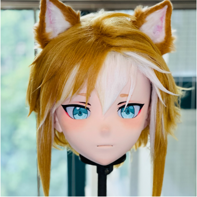 (AL159)Customize Character! Female/Girl Resin Full/Half Head With Lock Anime Cosplay Japanese Animego Kigurumi Mask