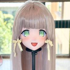 (AL161)Customize Character! Female/Girl Resin Full/Half Head With Lock Anime Cosplay Japanese Animego Kigurumi Mask