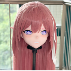 (AL162)Customize Character! Female/Girl Resin Full/Half Head With Lock Anime Cosplay Japanese Animego Kigurumi Mask