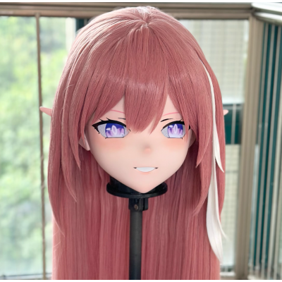 (AL162)Customize Character! Female/Girl Resin Full/Half Head With Lock Anime Cosplay Japanese Animego Kigurumi Mask