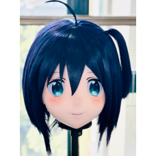 (AL164)Customize Character! Female/Girl Resin Full/Half Head With Lock Anime Cosplay Japanese Animego Kigurumi Mask