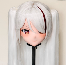 (AL166)Customize Character! Female/Girl Resin Full/Half Head With Lock Anime Cosplay Japanese Animego Kigurumi Mask