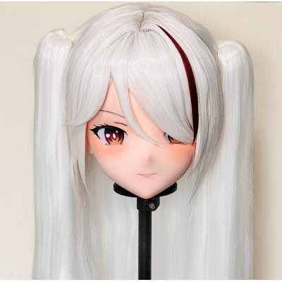 (AL166)Customize Character! Female/Girl Resin Full/Half Head With Lock Anime Cosplay Japanese Animego Kigurumi Mask