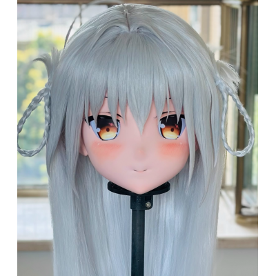 (AL167)Customize Character! Female/Girl Resin Full/Half Head With Lock Anime Cosplay Japanese Animego Kigurumi Mask