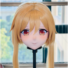 (AL169)Customize Character! Female/Girl Resin Full/Half Head With Lock Anime Cosplay Japanese Animego Kigurumi Mask